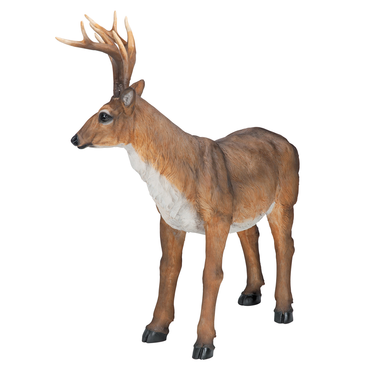 Image Thumbnail for Standing Big Rack Buck Deer Statue